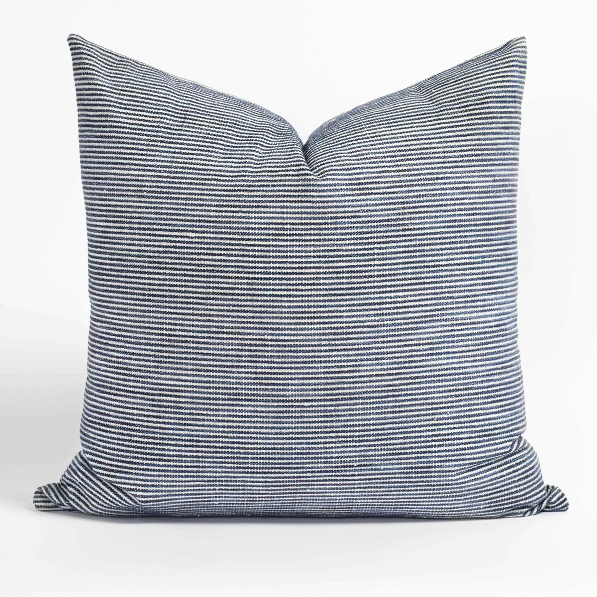 Marklin Stripe 22x22 Pillow, Ink Blue | Tonic Living