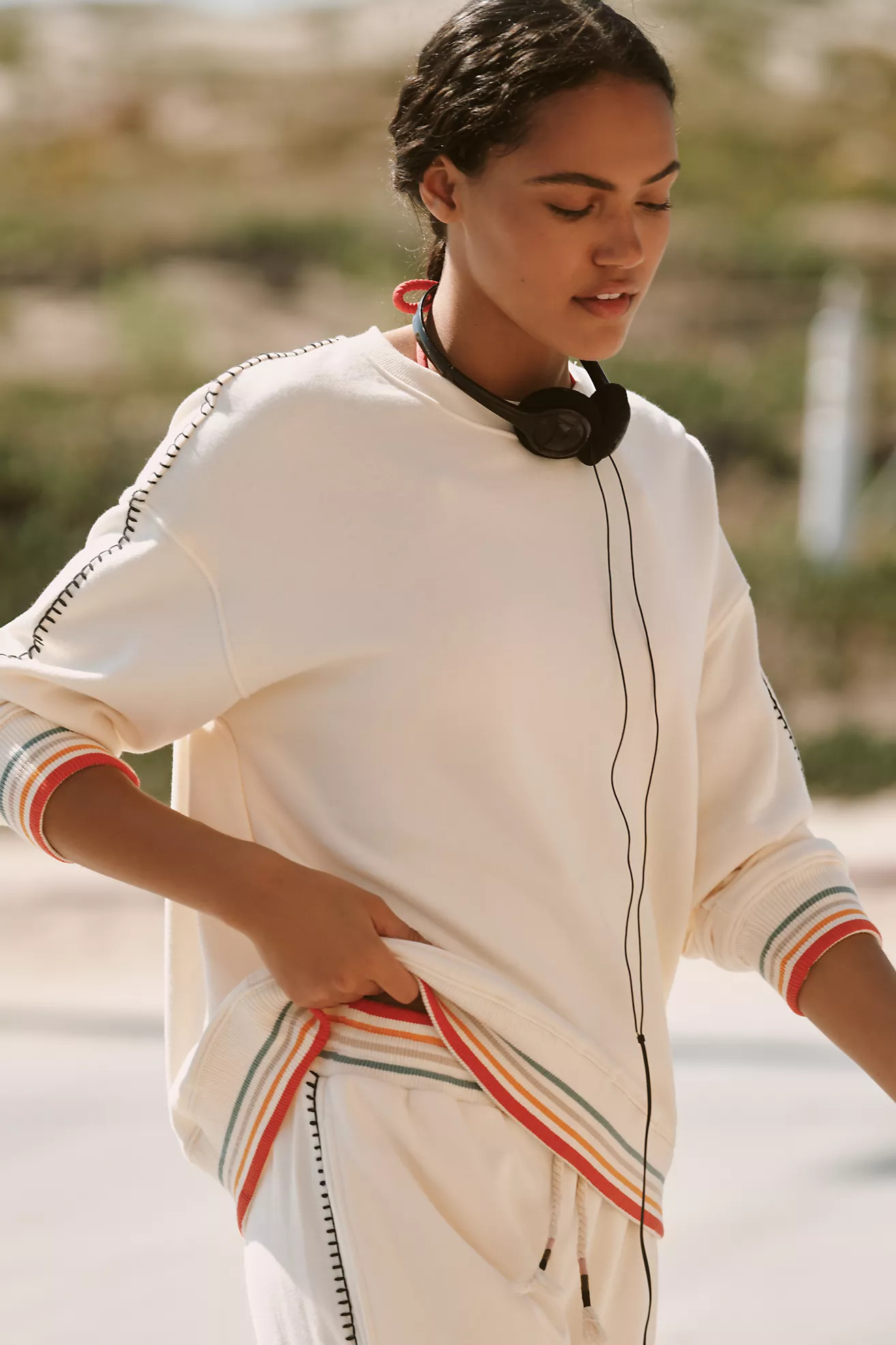 Spiritual Gangster Astrid Crew-Neck Sweatshirt | Anthropologie (US)