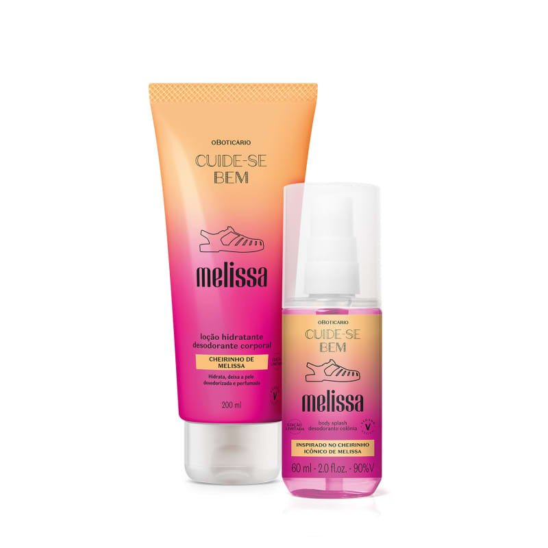 Combo Cuide-se Bem Melissa: Body Splash 60ml + Loção Corporal 200ml | oBoticario (BR)
