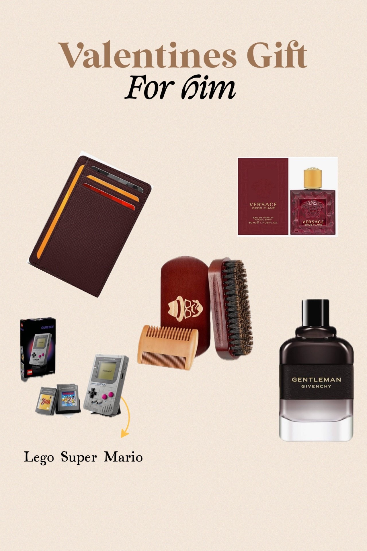 Keep him looking and smelling his best with these elevated essentials. From iconic scents like Versace Eros Flame and Givenchy Gentleman to a classic beard grooming kit and a sleek leather card holder. These are the "forever" gifts he’ll use every single day.

#LuxuryGiftsForHim #MensFragrance #GroomingKit #VersaceEros #SophisticatedStyle #ValentinesGiftGuide

#LTKMens #LTKFindsUnder50