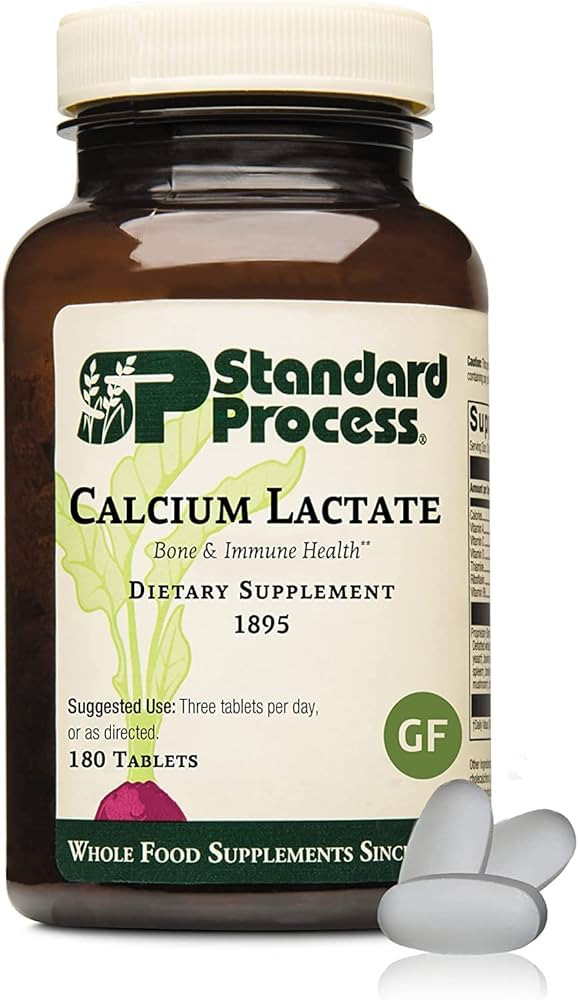 Standard Process Calcium Lactate - Immune Support and Bone Strength - Bone Health and Muscle Supp... | Amazon (US)