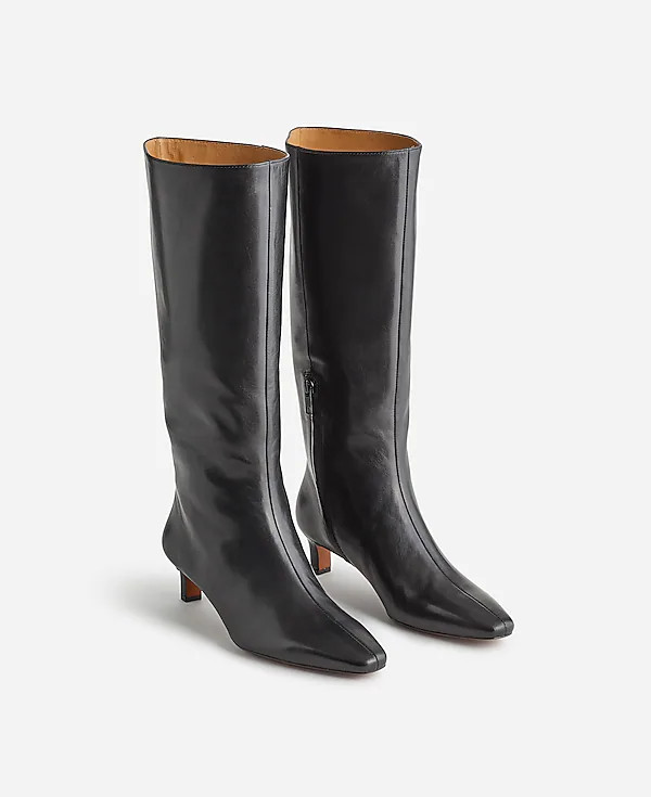The Dimes Kitten-Heel Knee Boot | Madewell