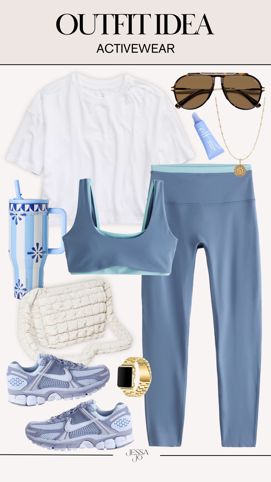 Trendy activewear. Summer active outfit. Abercrombie Ypb. Aerie boxy tee. Nike zoom vomero 5. Summer activewear. Summer matching active set.

#LTKootd #LTKSeasonal #LTKActive