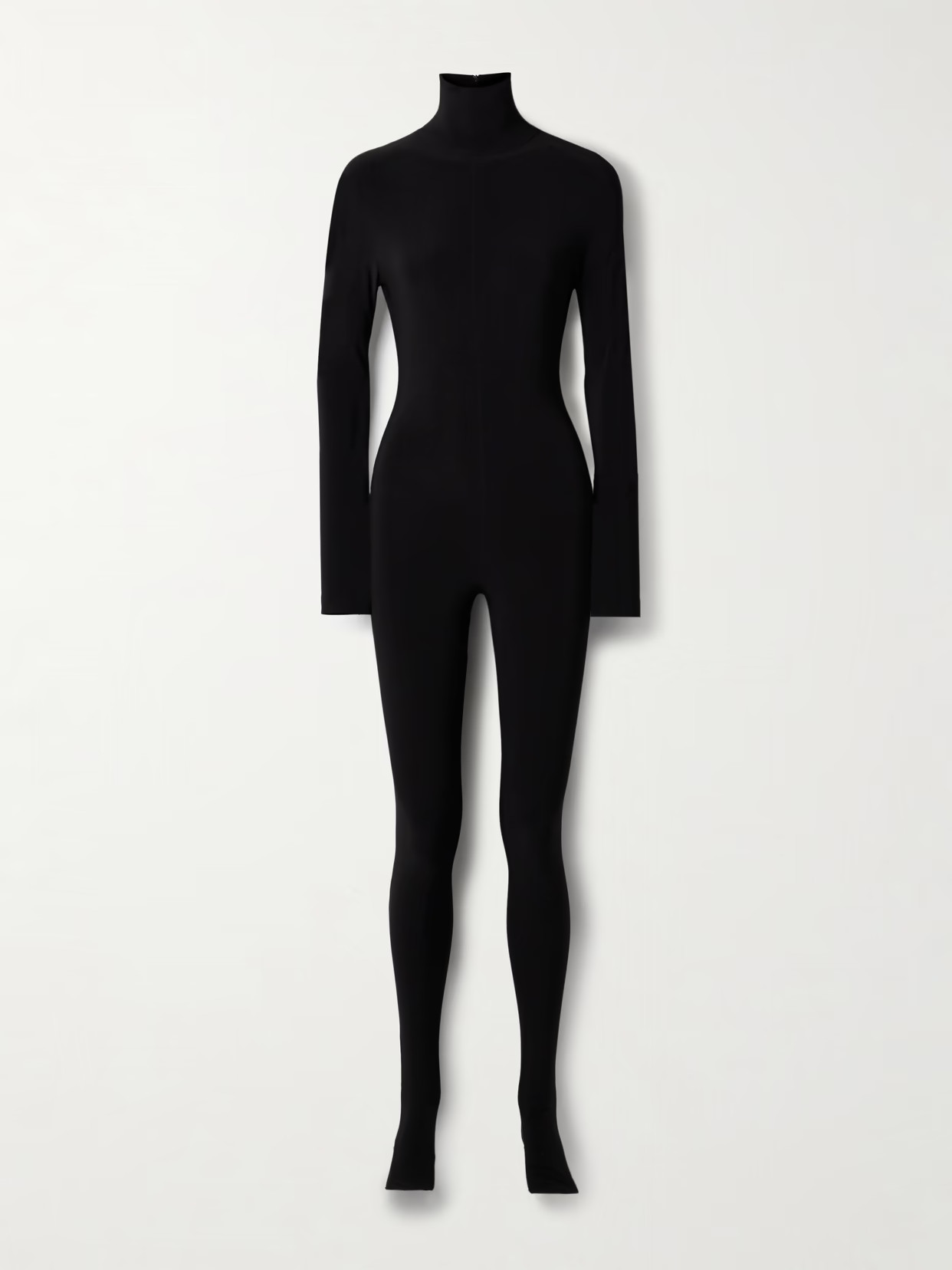 Norma Kamali - Stretch-jersey Turtleneck Jumpsuit - Black | NET-A-PORTER (US)