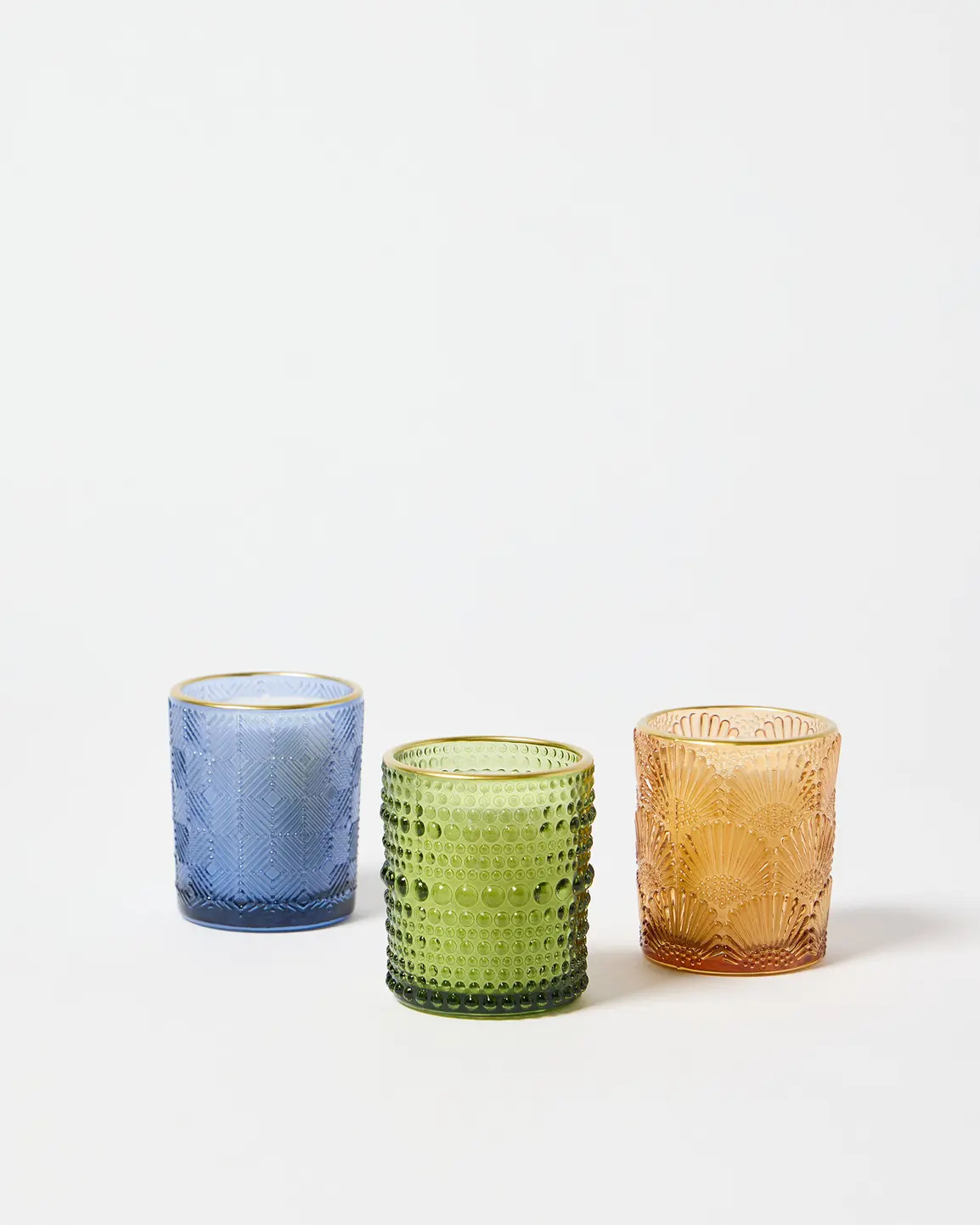 Kai Glass Scented Candles Set of Three | Oliver Bonas | Oliver Bonas (Global)
