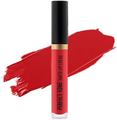 Black Radiance Perfect Tone Matte Lip Crème Rogue Red | Amazon (US)