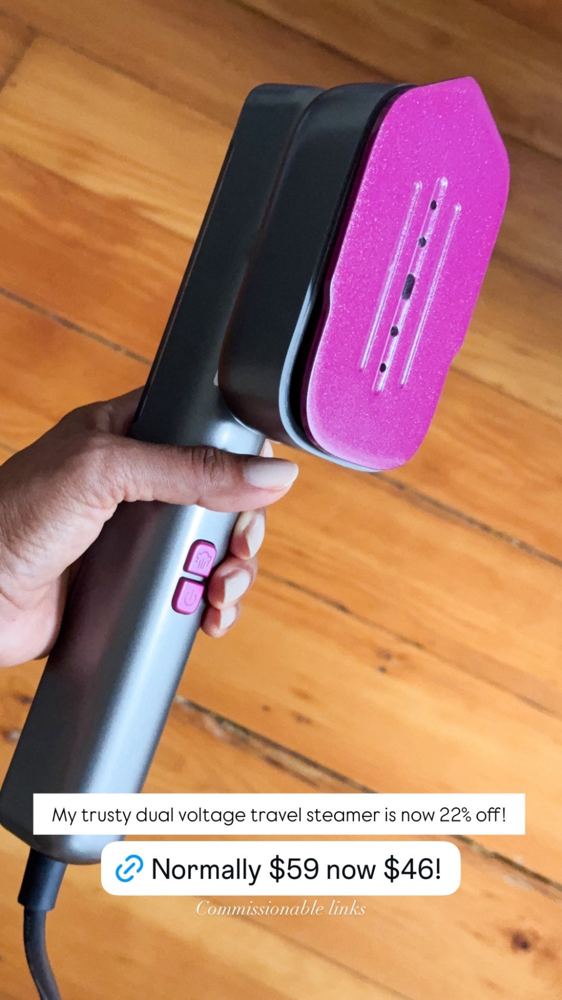 My dual voltage travel steamer is on sale! 

#LTKTravel #LTKSaleAlert