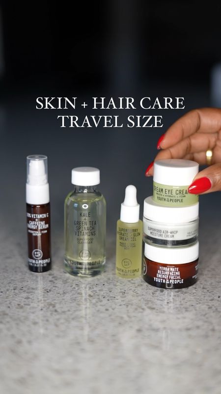 Travel size skin + hair care line up

#LTKtravel #LTKbeauty #LTKVideo