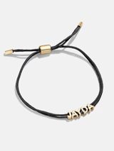 Custom Cord Bracelet - Black | BaubleBar (US)