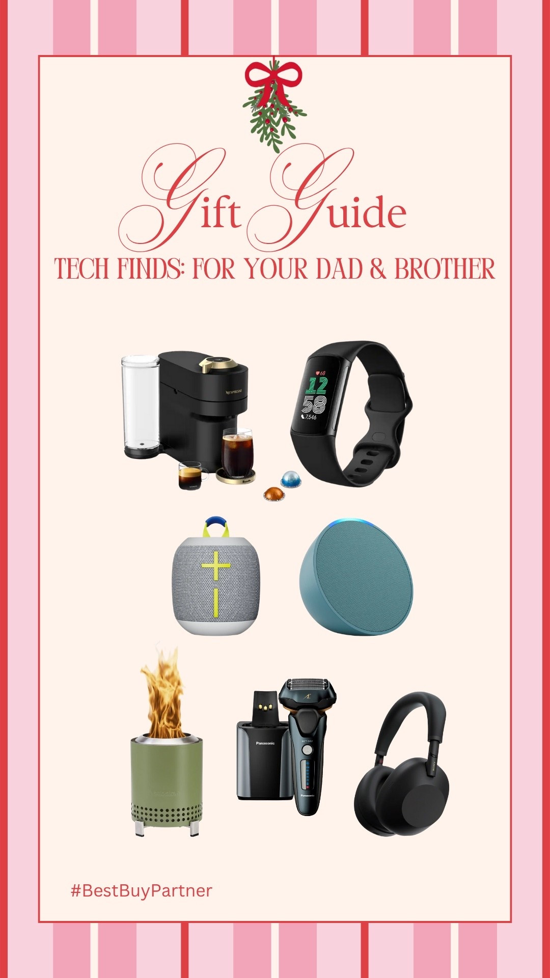 #BestBuyPartner Shopping for him is easiest at Best Buy! I found so many tech goodies to gift your dad, brother, or partner this holiday season! I can’t wait to gift my family some of these I know they will love them 💗