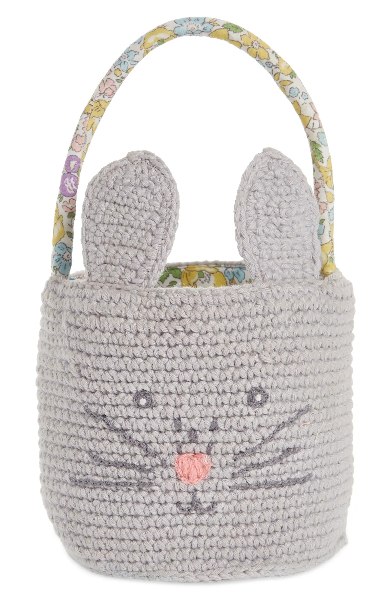 Crochet Bunny Easter Egg Basket | Nordstrom