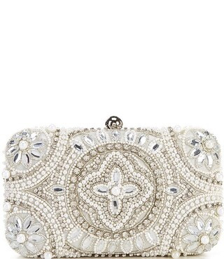 Antonio Melani Pearl Encrusted Beaded Clutch | Dillard's | Dillard's