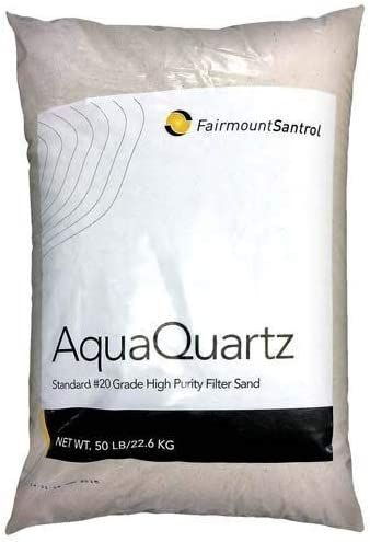FairmountSantrol AquaQuartz-50 Pool Filter 20-Grade Silica Sand 50 Pounds, White | Amazon (US)