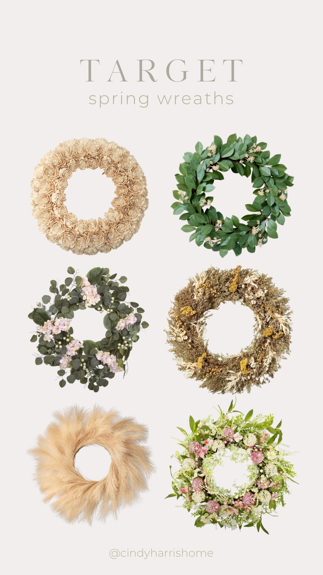 Spring wreaths at target! 🌼 

#LTKHome #LTKSeasonal