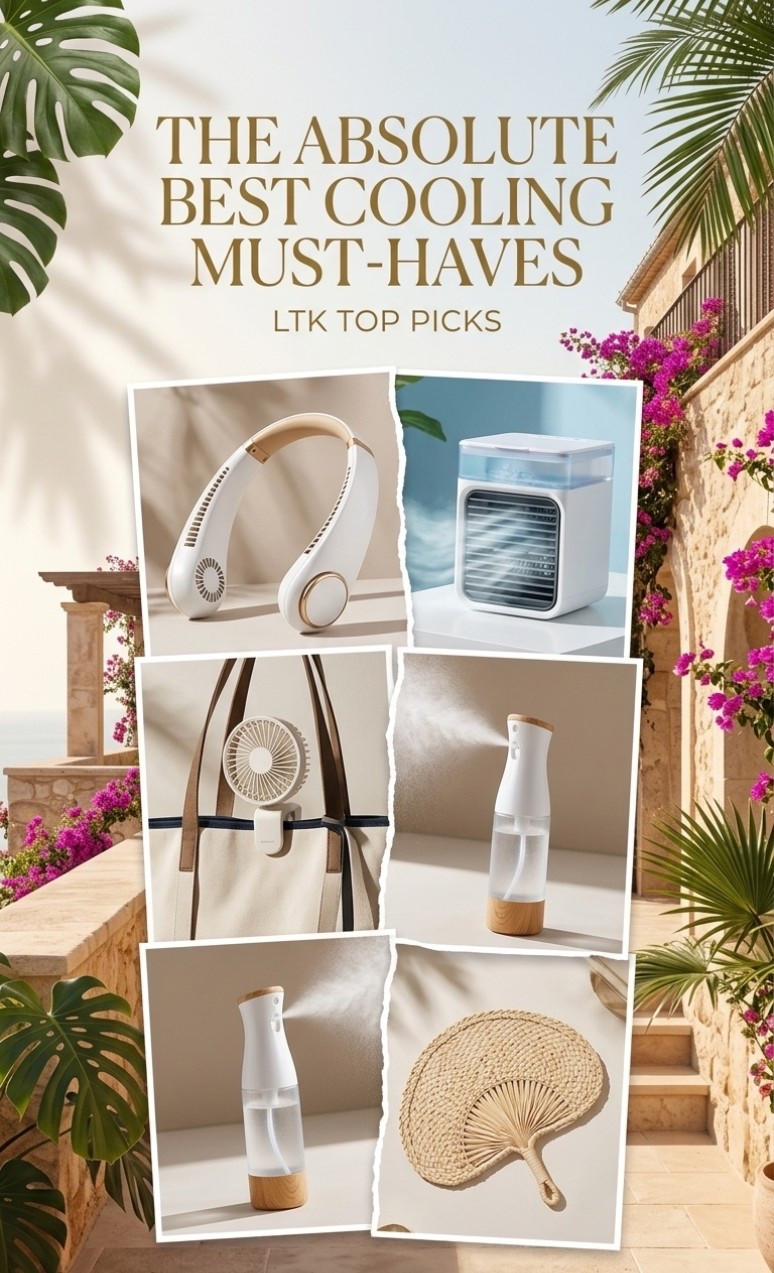 Viral Summer Cooling Must-Haves ☀️⁠ Don't melt this season! 🥵 These are the absolute BEST viral personal cooling essentials you need to survive the summer heat in style. From aesthetic hands-free neck fans and rechargeable clip-on minis for your beach bag, to the ultimate compact desk misters, I’ve curated the top-rated, travel-friendly gadgets everyone is obsessing over. Stay fresh, look chic, and beat the heat wherever you go. Tap the link to shop the collection before they sell out for Prime Day! 🛍️👇 #LTKsummer #SummerMustHaves #AmazonFinds #TravelEssentials #PersonalFan #TikTokMadeMeBuyIt #SummerVibes

#LTKselfcare #LTKSeasonal #LTKSaleAlert