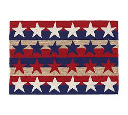 Red White And Blue Stars Doormat | Pottery Barn (US)