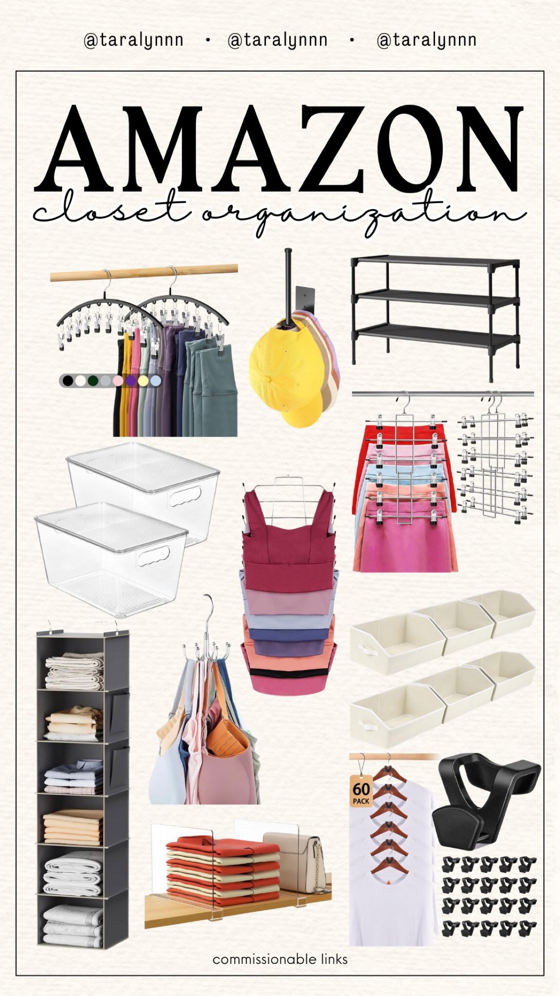 Amazon Closet Organization Finds! 

#home #organization #closet #storage #clothingstorage #clothingorganization #hangers #storagebins #closethanger #amazonbestsellers 

#LTKFindsUnder50 #LTKStyleTip #LTKHome