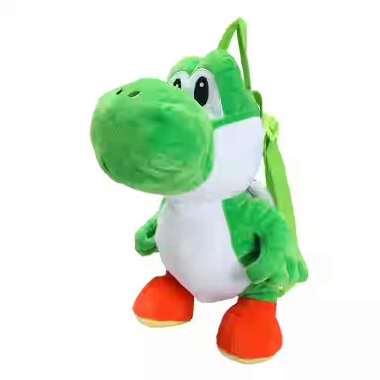Super Mario Bros Yoshi 17" Youth Plush Backpack | Walmart (US)