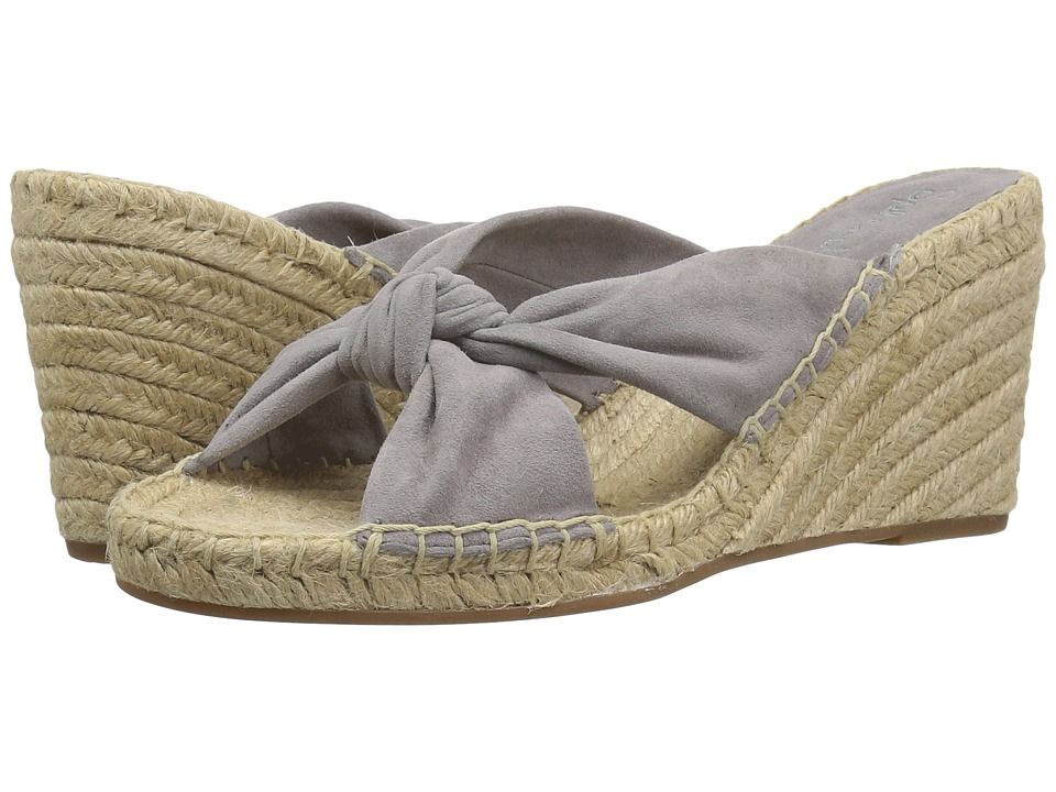 Splendid - Bautista (Grey Suede) Women's Wedge Shoes | Zappos