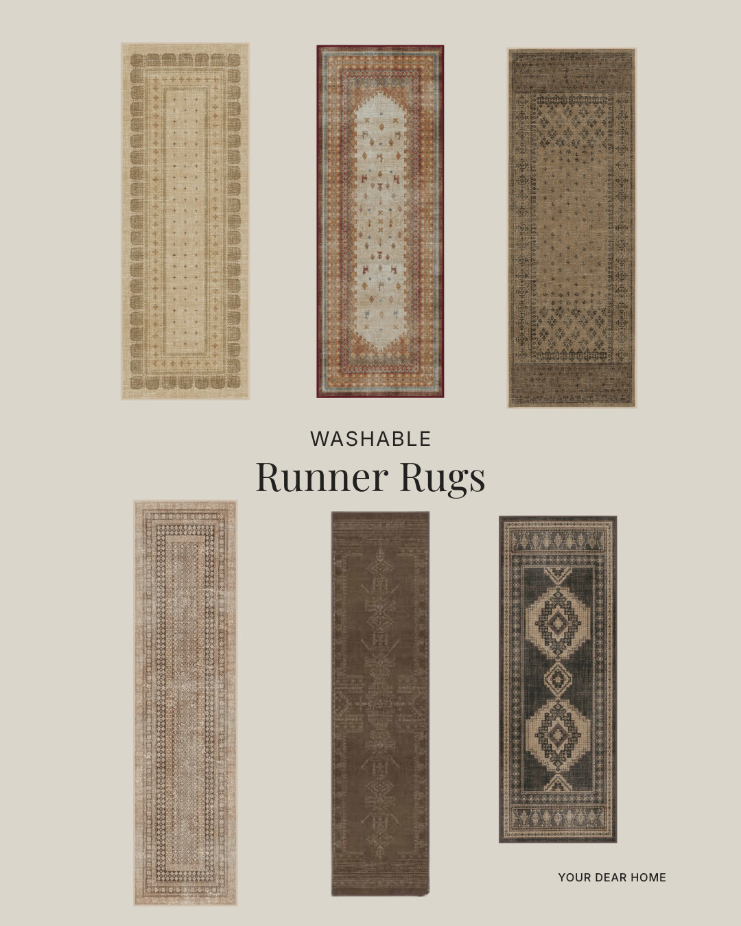 A bathroom without a runner just feels… incomplete.

These washable runner rugs add warmth, texture, and that lived-in designer feel—without sacrificing practicality. Perfect for grounding a double vanity and making the whole space feel cohesive. 

 #LTKHome