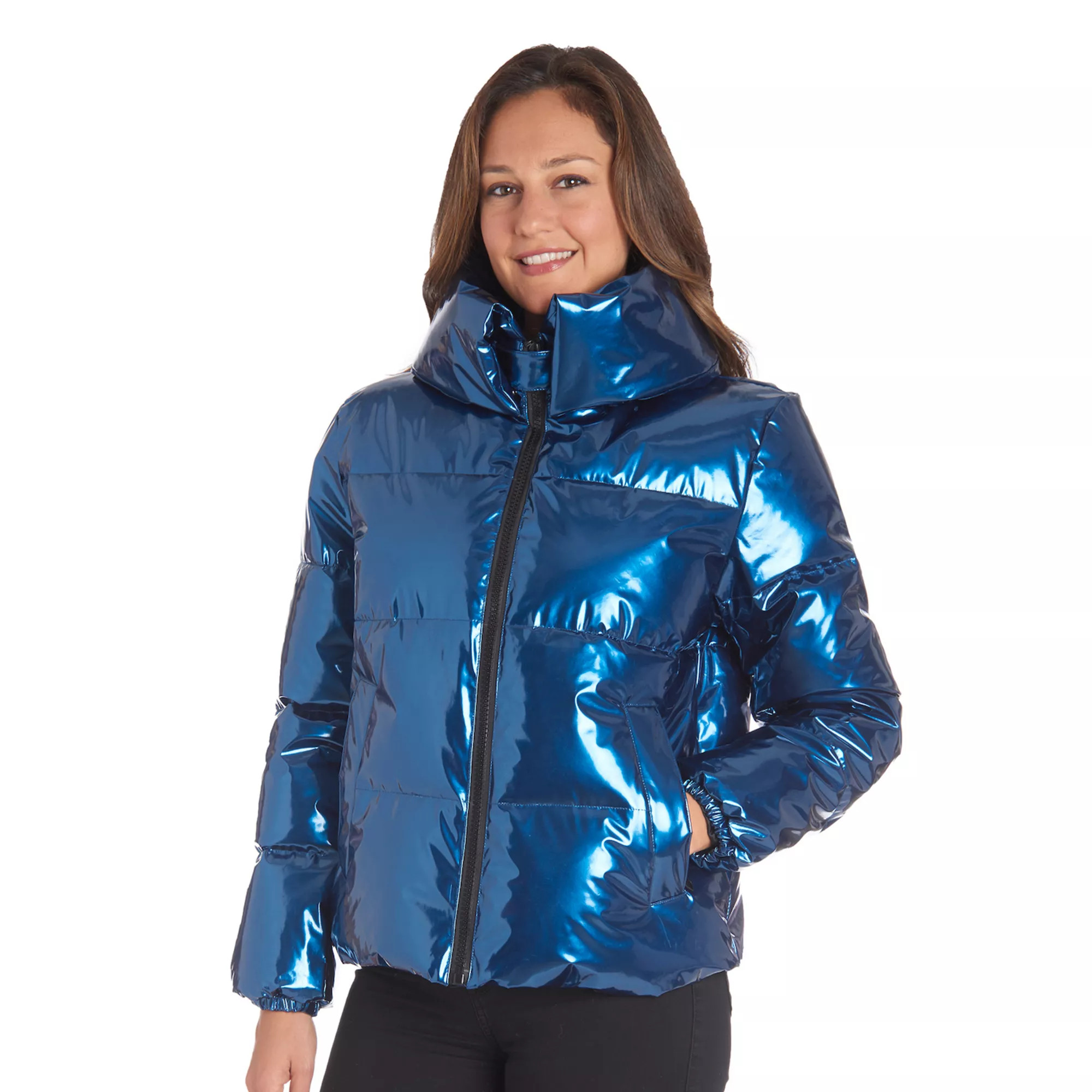 Women's Fleet Street Shiny Puffer Coat | Kohl's