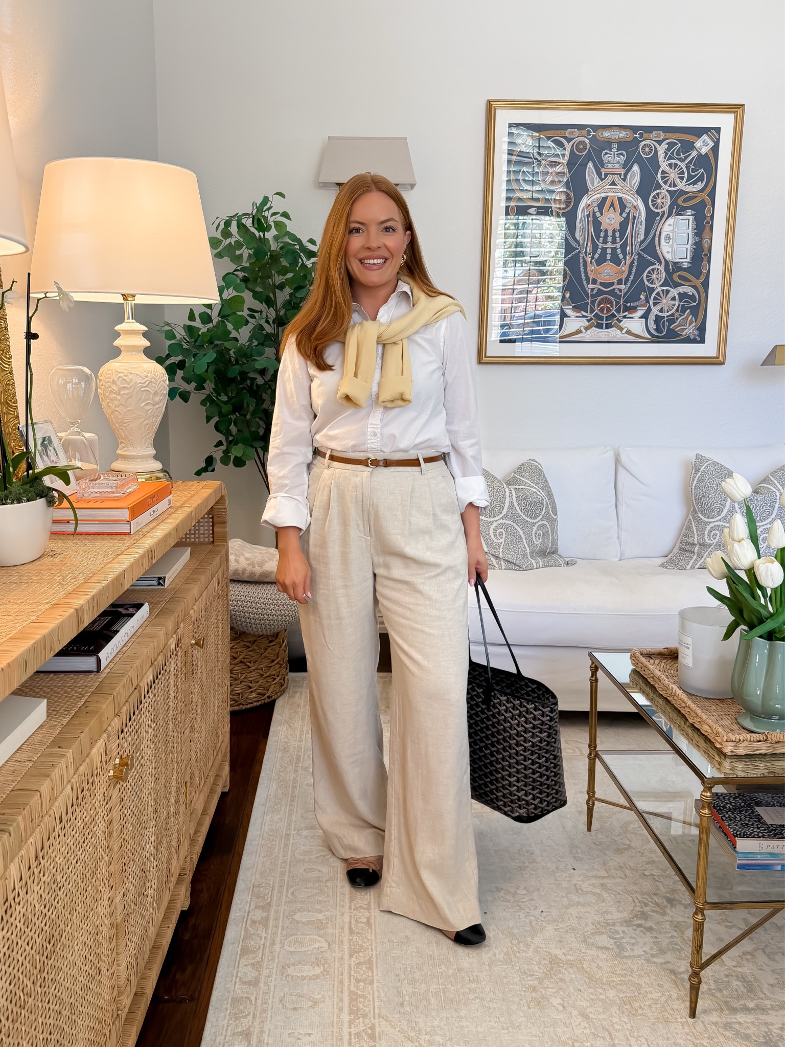 White Button Down + Sweater Draped Over Shoulders
If “quiet luxury” was a work outfit 🤍 The Abercrombie Sloane Linen Pants paired with a crisp white button-down and lightweight sweater creates the perfect polished summer office uniform. Timeless pieces you’ll wear on repeat.

#LTKxAbercrombie #LTKmomlife #LTKWorkwear