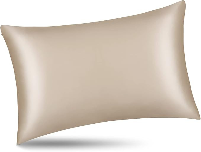 ALASKA BEAR Natural Silk Pillowcase, Hypoallergenic, 19 Momme, 600 Thread Count 100 Percent Mulbe... | Amazon (US)