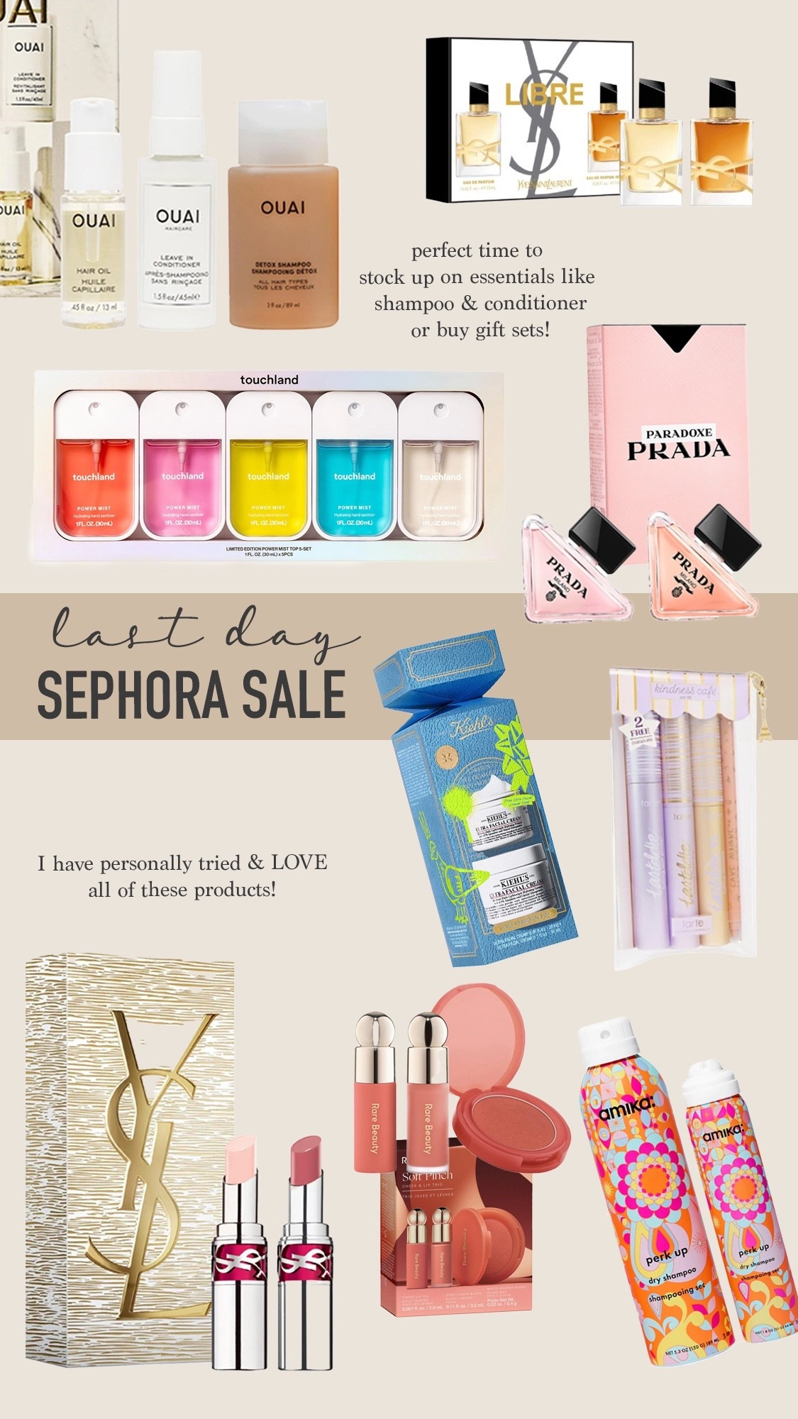 last day of the Sephora sale code: EVERYTHING

#LTKCyberWeek #LTKGiftGuide #LTKHoliday