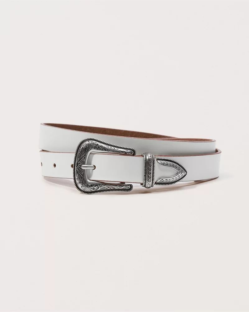 Leather Western Belt | Abercrombie & Fitch US & UK