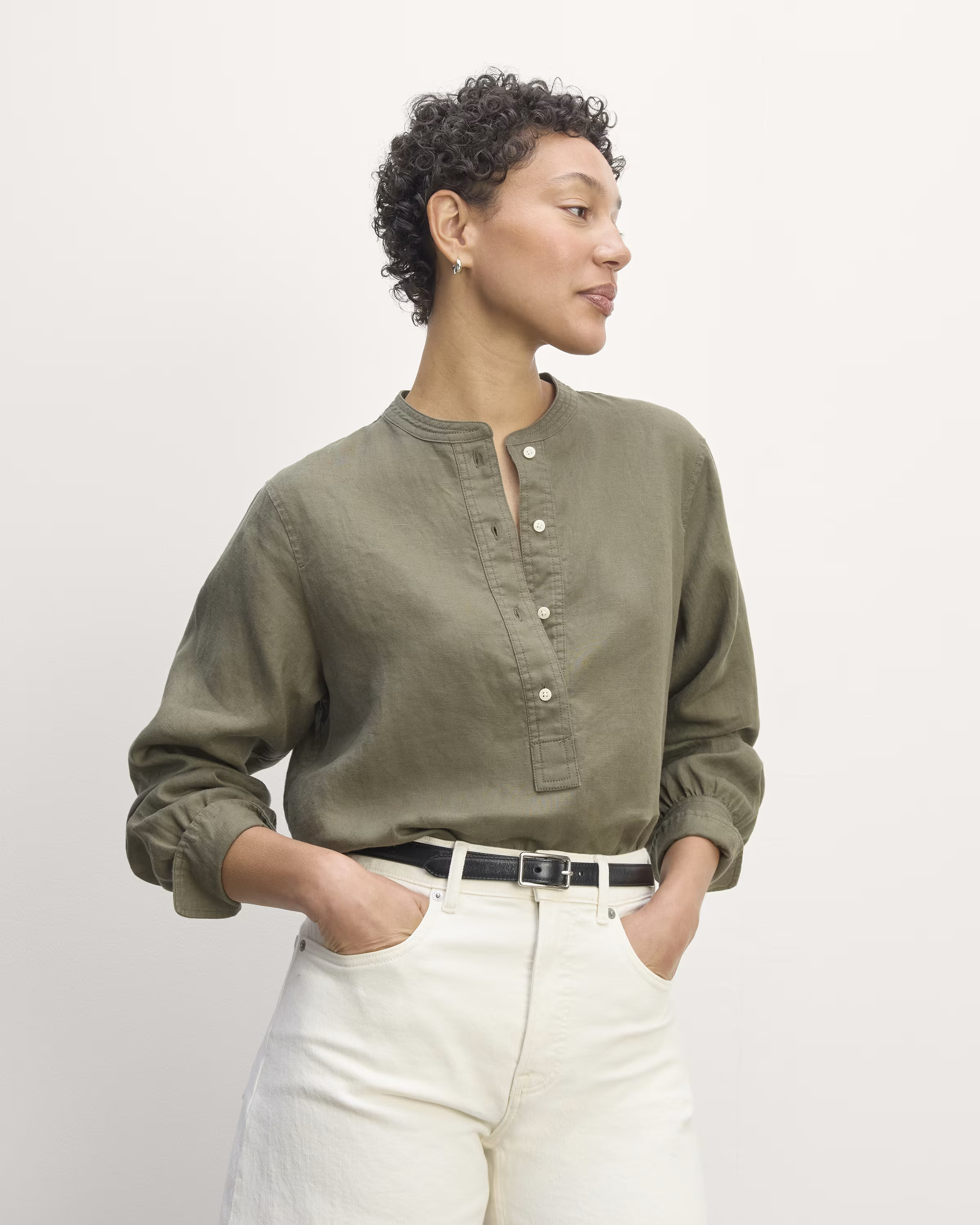 The Henley in Linen | Everlane