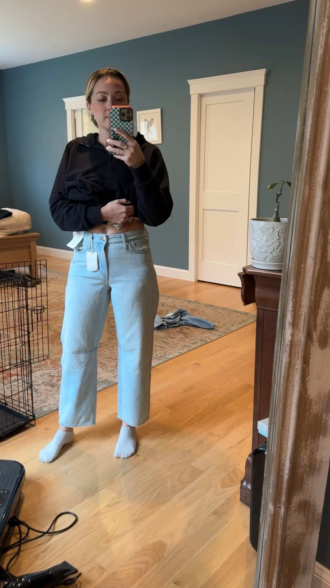 First barrel Jean! They are not huge I was worried I would look horrible an I can’t wait to wear with sandals or low profile sneakers! @Madewell 


#LTKgrwm #LTKootd #LTKSeasonal