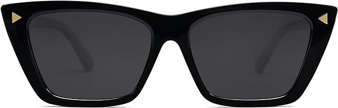 SOJOS Trendy Cute Cat Eye Sunglasses Womens Retro Polarized Women Designer Shades SJ2297 | Amazon (US)