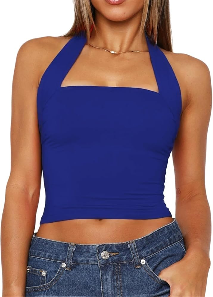 ForeFair Crop Top Tank Top Slim Fit Tops | Amazon (US)