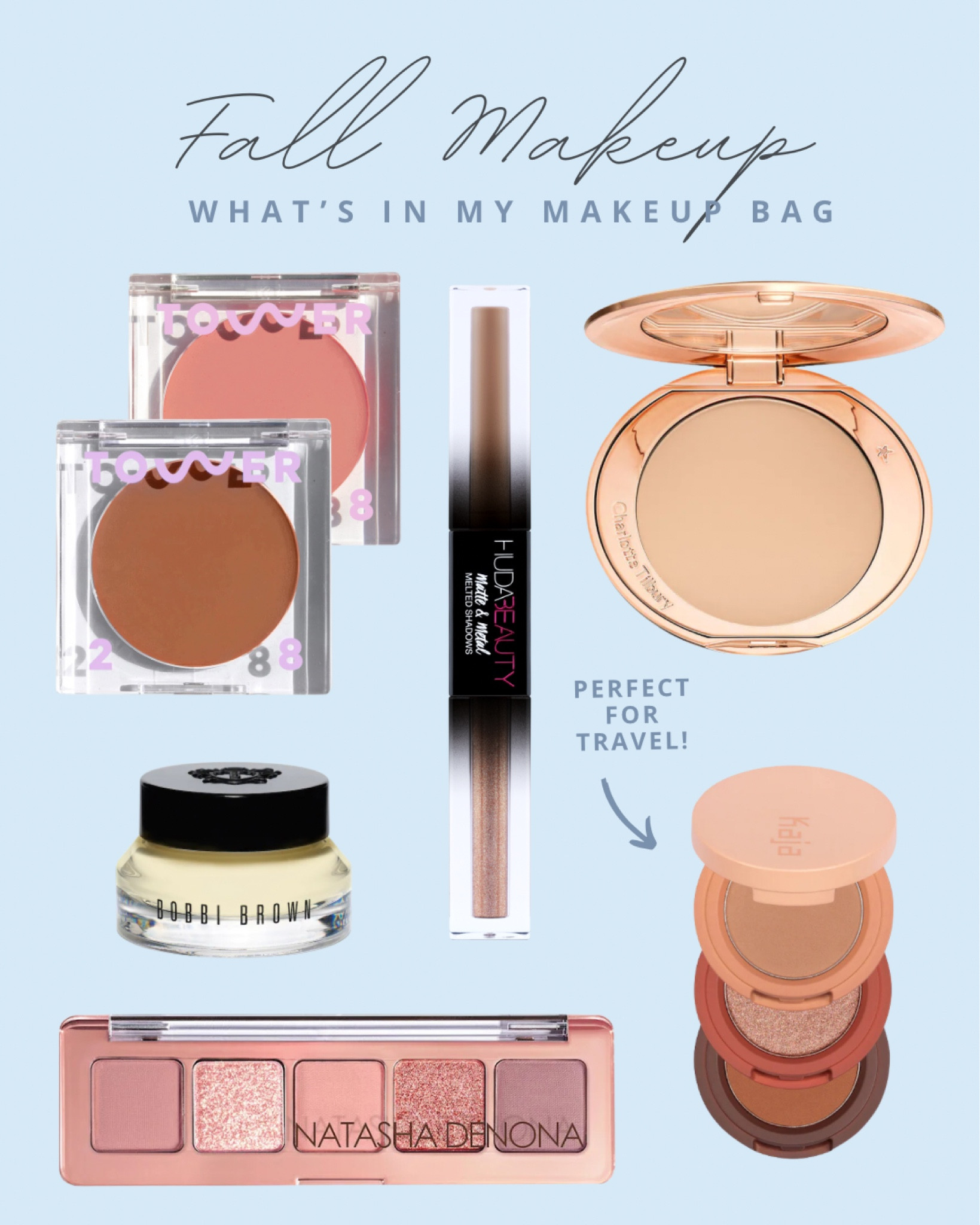 What’s in my travel Makeup Bag for Fall! 🧡🍂 

#LTKbeauty #LTKtravel #LTKSeasonal