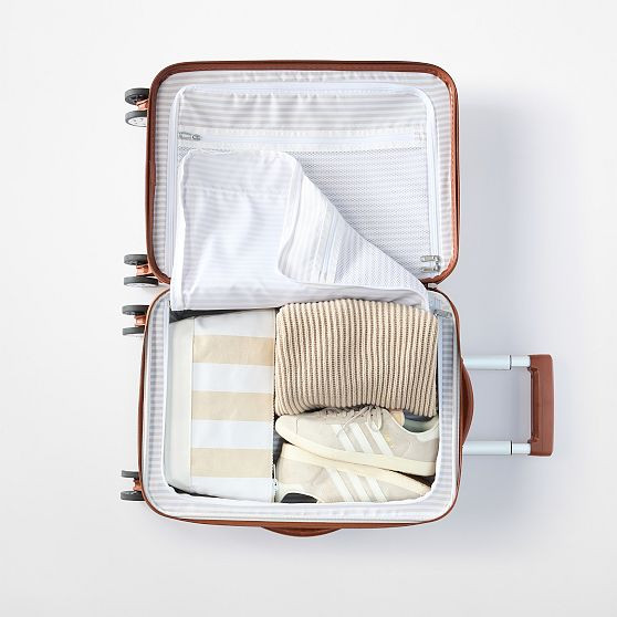 Expandable Front Pocket Carry-On Luggage | Mark and Graham