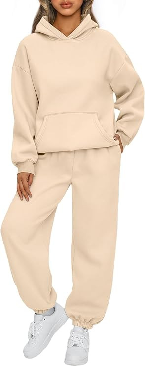 AUTOMET Womens 2 Piece Outfits Lounge Hoodie Sweatsuit Sets Oversized Sweatshirt Baggy Fall Fashi... | Amazon (US)