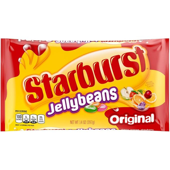 STARBURST Original Jelly Beans Chewy Candy, 14 oz Bag | Amazon (US)