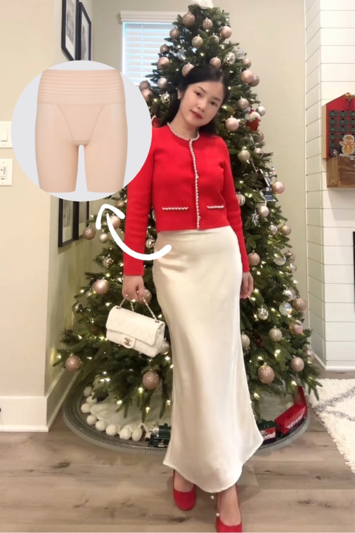 Để mặc đồ ôm trông bụng gọn hơn và ko bị lộ lằn quần lót thì các chị em hãy đầu tư chiếc quần gen này nhá. Có đủ màu đủ size nhưng mình thường mặc màu da nhiều nhất