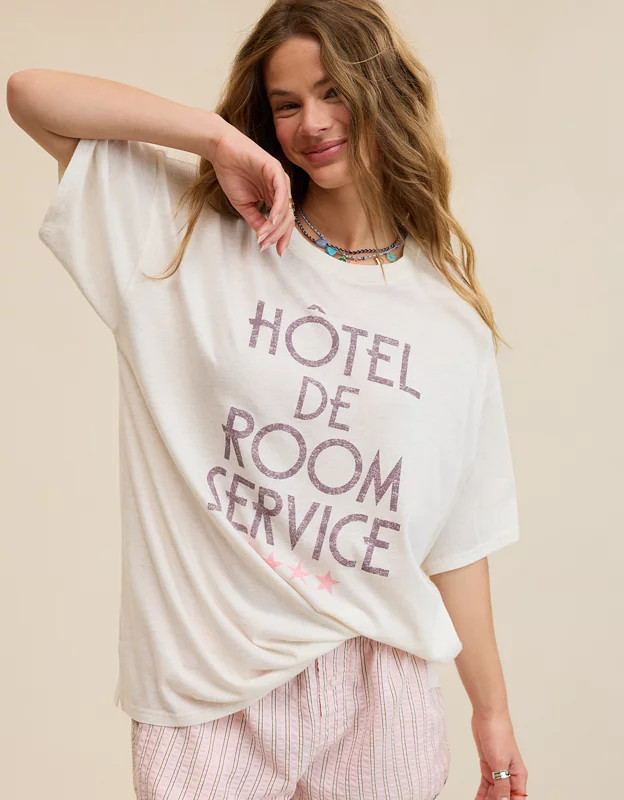 Aerie Sleep Happens Night Tee | Aerie