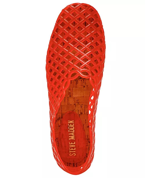 Steve Madden Women's Grove Caged Jelly Slip-On Flats - Macy's | Macy's