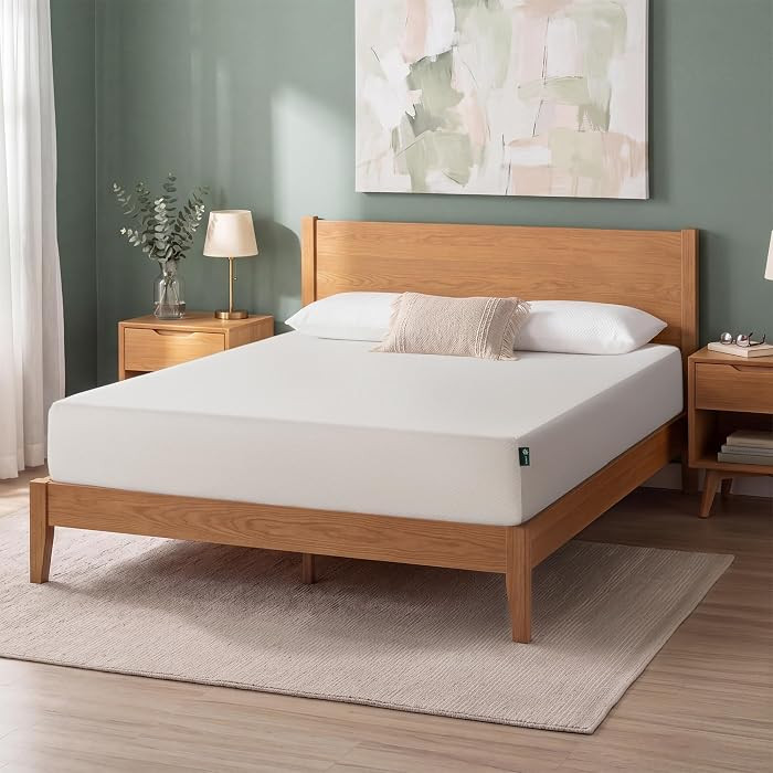 Zinus Memory Foam 10 Inch Green Tea Mattress, Queen | Amazon (US)