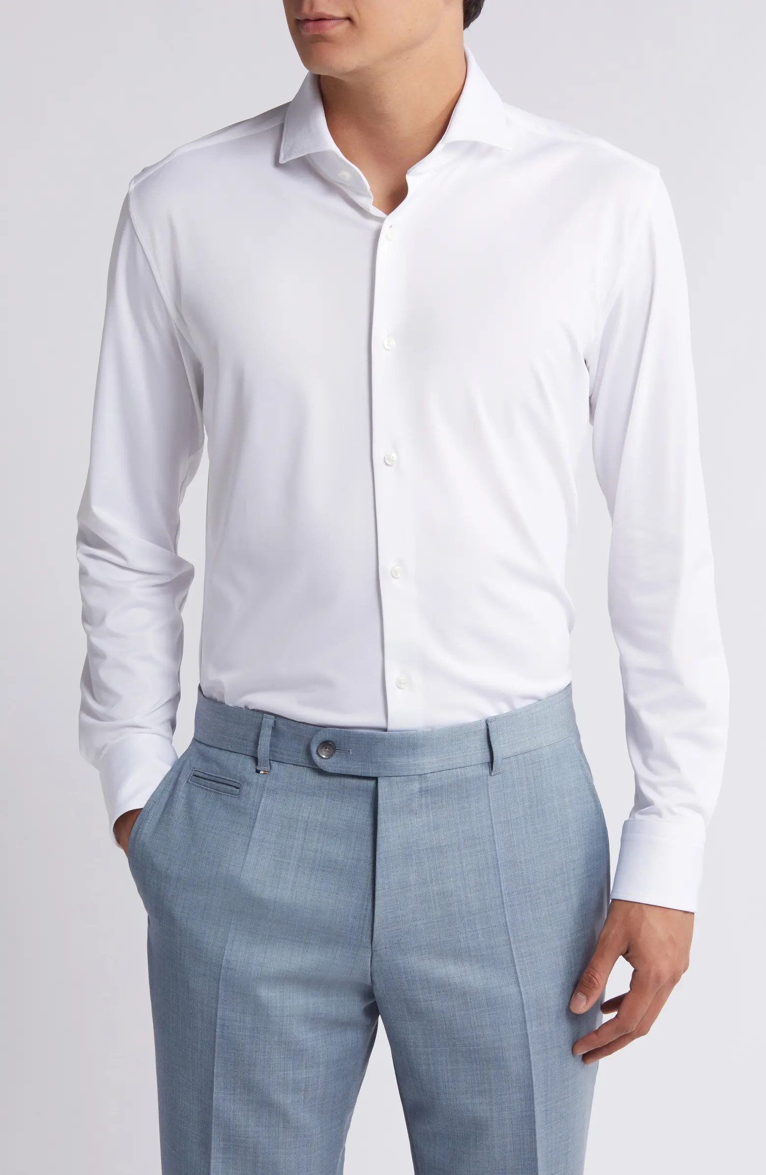 BOSS Hank Slim Fit Stretch Dress Shirt | Nordstrom | Nordstrom