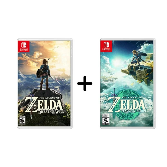 The Legend of Zelda: Tears of the Kingdom + The Legend of Zelda: Breath of the Wild - Nintendo Sw... | Walmart (US)
