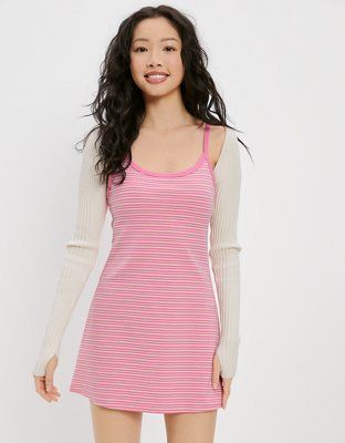 AE Knit Cami Mini Dress | American Eagle Outfitters (US & CA)