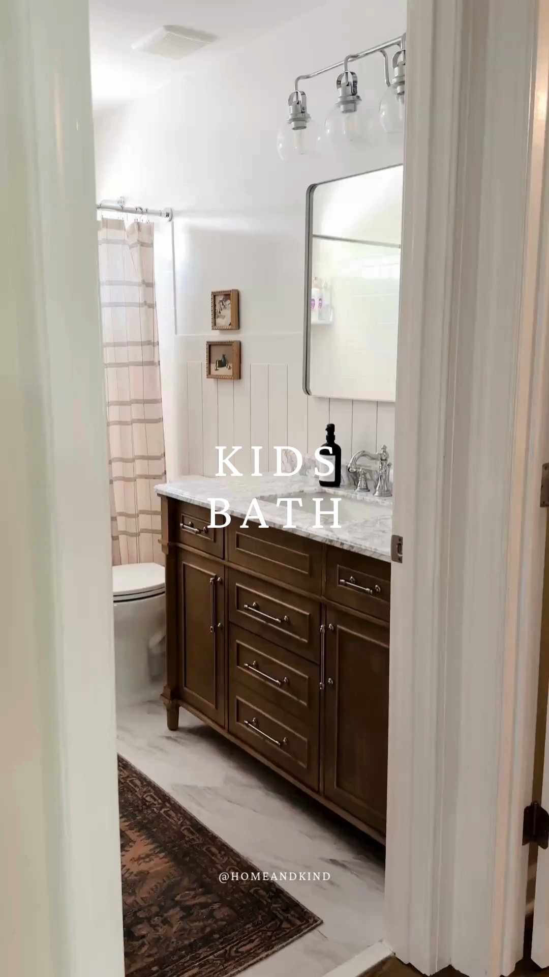 Just gave the kids’ bathroom a little refresh and I’m so happy with how it turned out!  We kept the style pretty transitional so it feels clean and timeless, but still works perfectly for a kids’ space.

The new hardware made such a big difference, and I’m obsessed with the marble vanity — it adds just the right touch of polish without feeling too formal. Everything is linked here if you’re planning a bathroom update of your own!

#kidsbathroom #bathroomrefresh #ltkhome #transitionalstyle #neutralbathroom #bathroomdetails

#LTKFamily