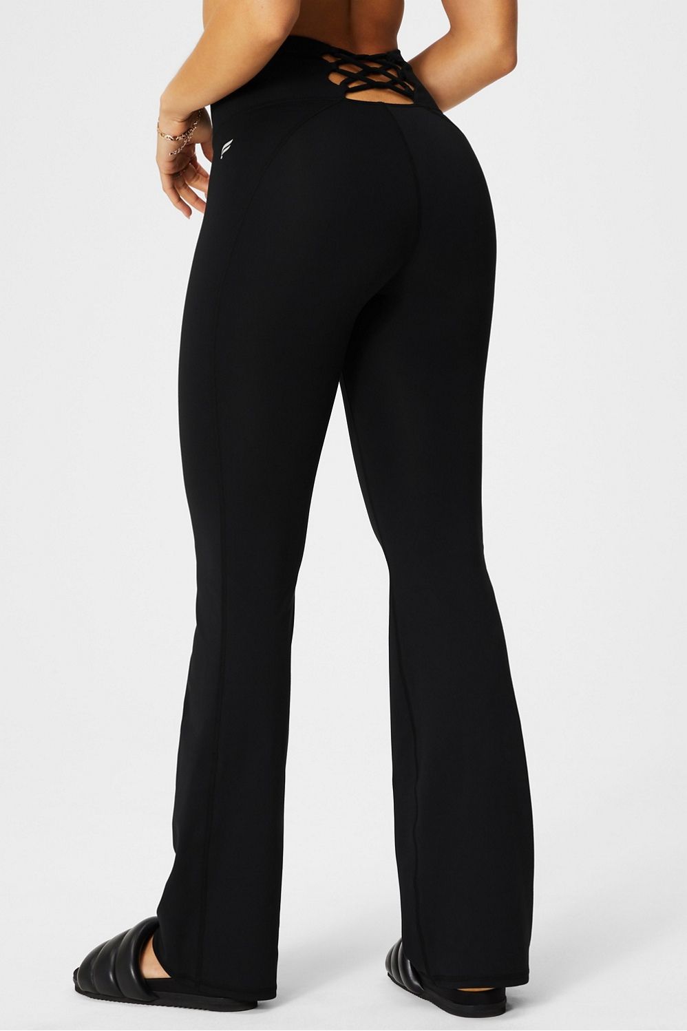 PureLuxe High-Waisted Strappy Flare | Fabletics - North America