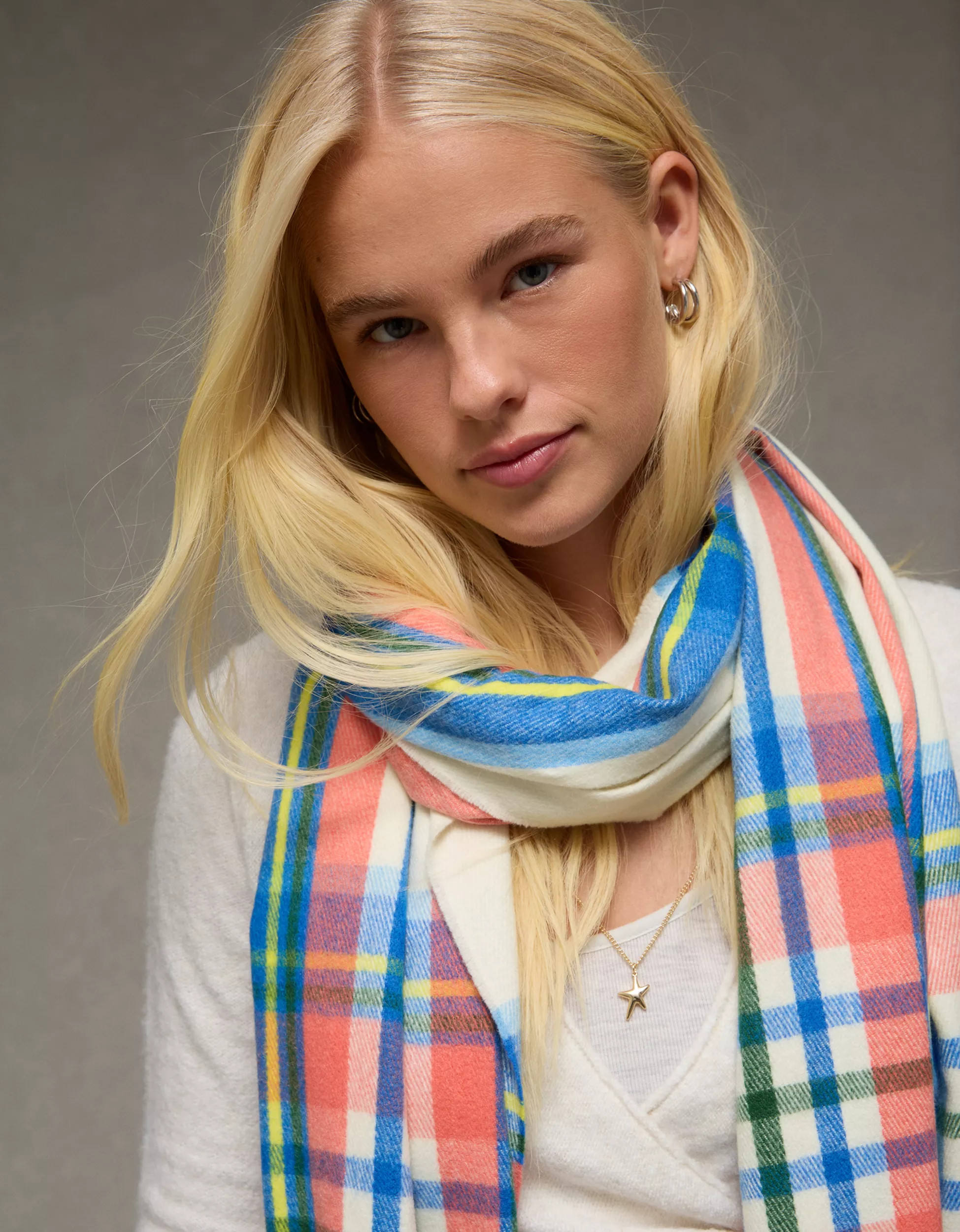 AE Tartan Plaid Scarf | American Eagle Outfitters (US & CA)