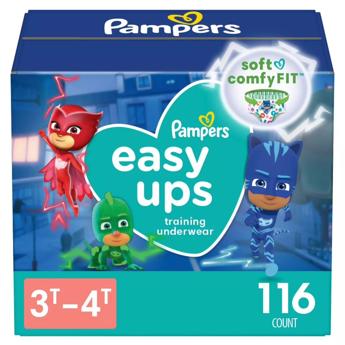 Pampers Easy Ups Boys' PJ Masks Training Underwear - (Select Size and Count) | Target