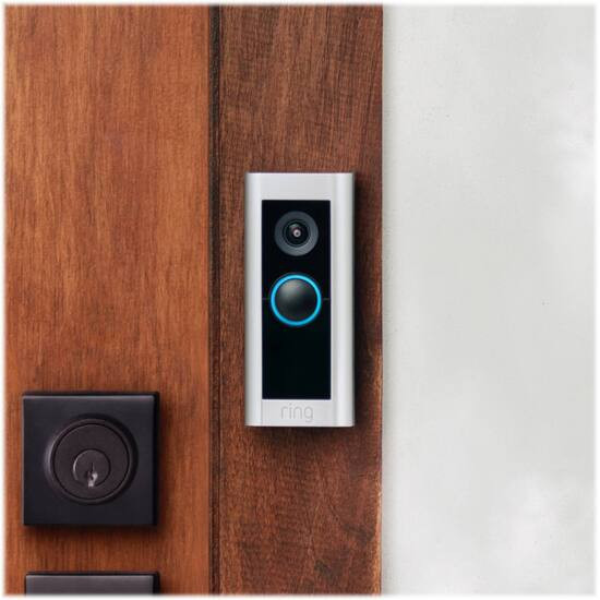 Ring Video Doorbell Pro 2 Smart WiFi Video Doorbell Wired Satin Nickel B086Q54K53 - Best Buy | Best Buy U.S.