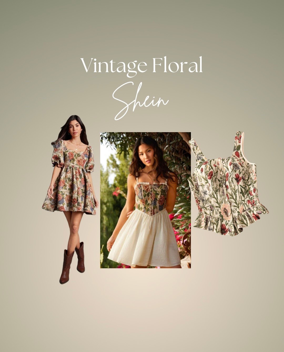 Shein Spring Fashion - Vintage Floral #springfashion #ltkfashion #ltkfinds #ltkfind #ltkshein #sheinfinds

#LTKSeasonal #LTKFindsUnder50 #LTKWedding